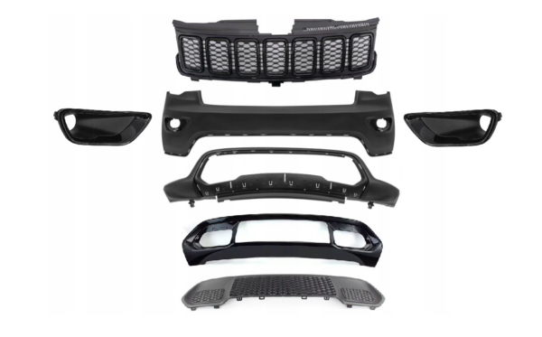 ZDERZAK KOMPLETNY PRZEDNI JEEP GRAND CHEROKEE WK2 2016-2021 ( BLACK PIANO )